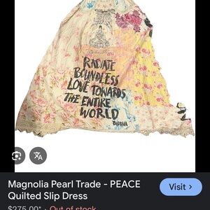 Magnolia Pearl Quilted PEACE Slip Dress